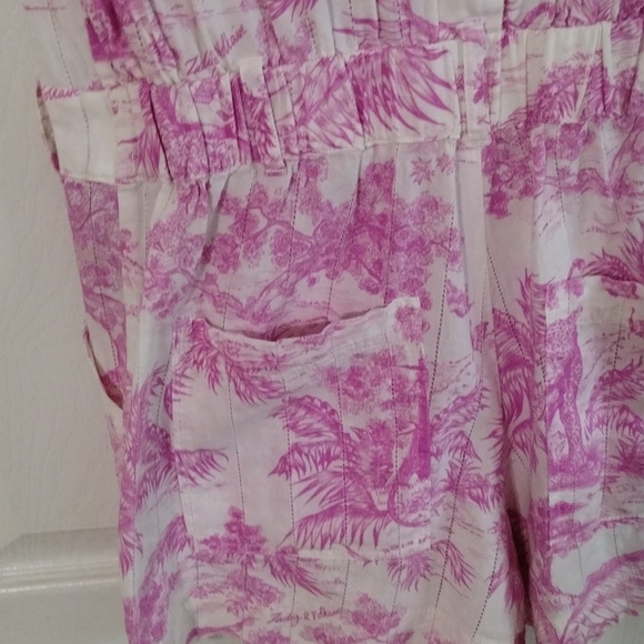 Zadig Voltaire Cookis Toile De Jouy Romper Size XS - Picture 14 of 16
